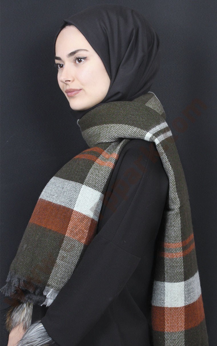 Yün Omuz Şalı 9010-4