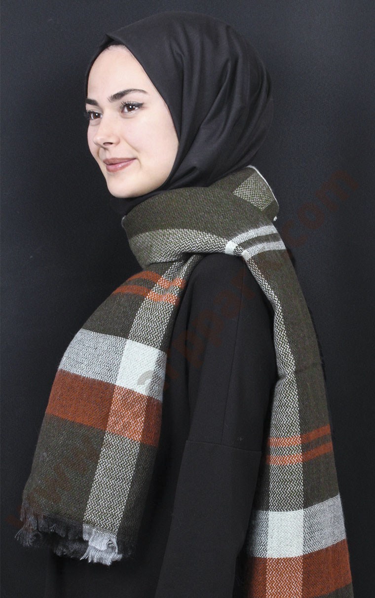 Yün Omuz Şalı 9010-4