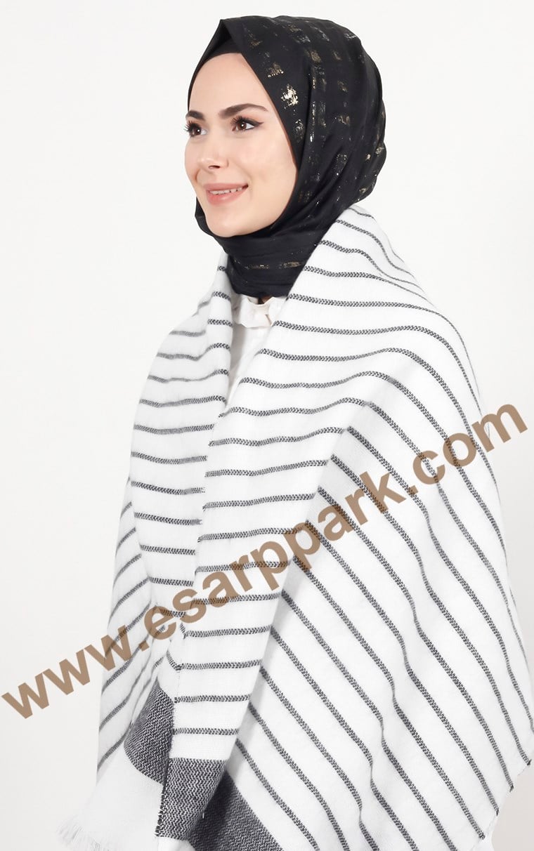 Yün Omuz Şalı 9010-6