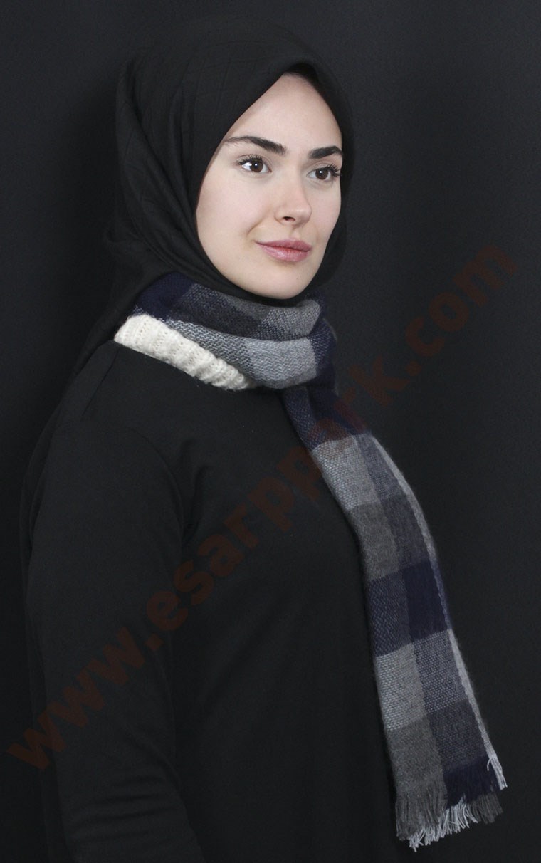 Yün Omuz Şalı 9010-9