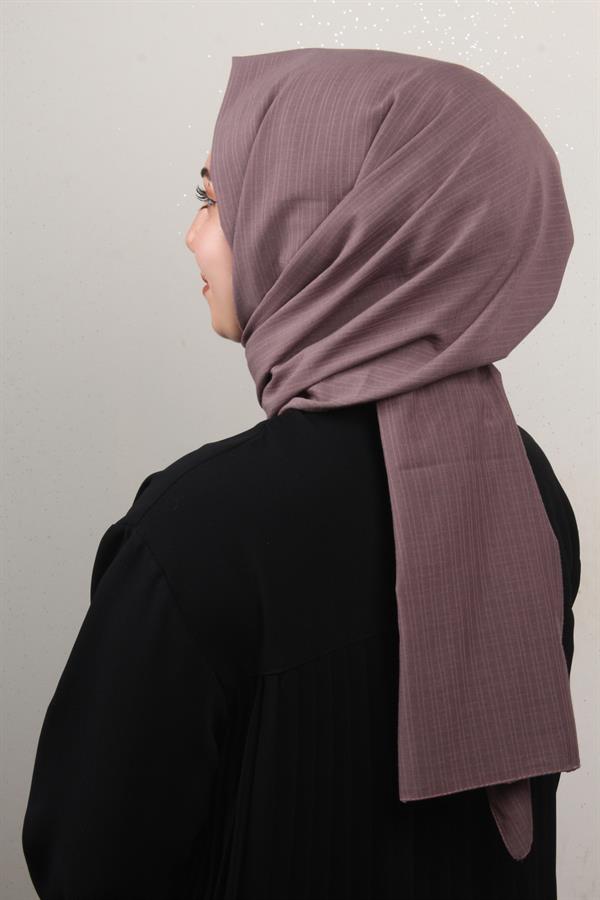 % 100 Coton Şal 8083-24 Miskli Kahve