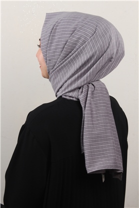 % 100 Coton Şal 8083-12 Mor