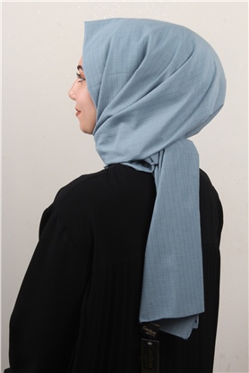 % 100 Coton Şal 8083-22 İndigo