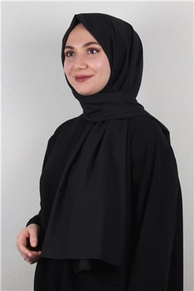 % 100 Coton Şal 8083-3 Siyah