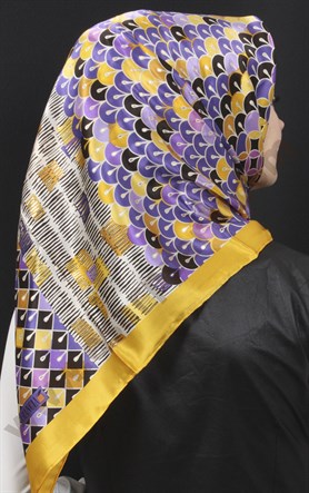 % 100 İpek Eşarp 5281-20