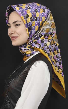 % 100 İpek Eşarp 5281-20