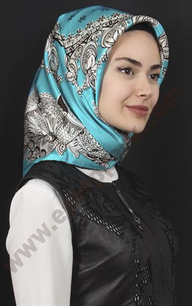 % 100 İpek Eşarp 5281-25