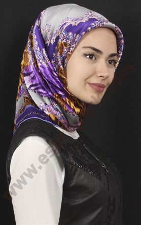 % 30 İpek Eşarp 5281-3