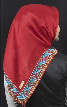 % 100 İpek Eşarp 5281-30