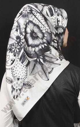 % 100 İpek Eşarp 5281-59