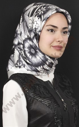 % 100 İpek Eşarp 5281-59