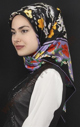 % 100 İpek Eşarp 5281-9