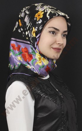 % 100 İpek Eşarp 5281-9