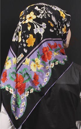 % 100 İpek Eşarp 5281-9