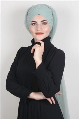 Âlâ Tül Şal 2021-11 Mint Yeşili