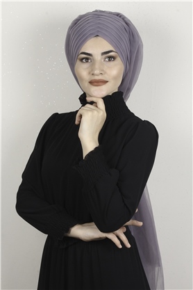 Âlâ Tül Şal 2021-5 İncir Moru