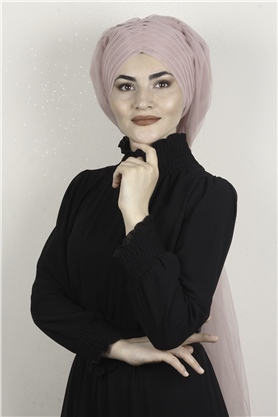 Âlâ Tül Şal 2021-6 Pudra