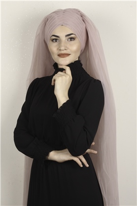 Âlâ Tül Şal 2021-6 Pudra