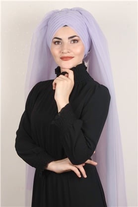 Âlâ Tül Şal 2021-7 Lila