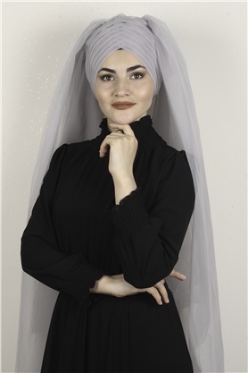 Âlâ Tül Şal 2021-8 Gümüş
