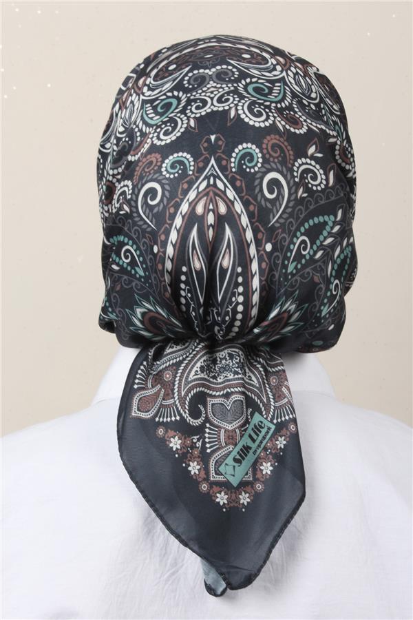  Silk Life Soft Pamuk Eşarp 4145-1