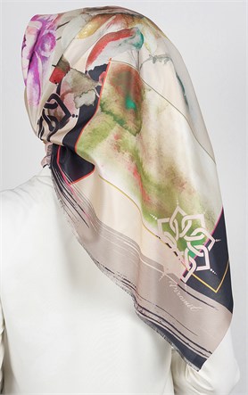 Piramit Tafta Dijital Eşarp 1920-4