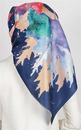 Piramit Tafta Dijital Eşarp 1921-3