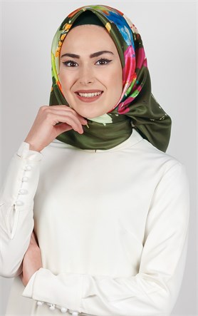 Piramit Tafta Dijital Eşarp 1921-7