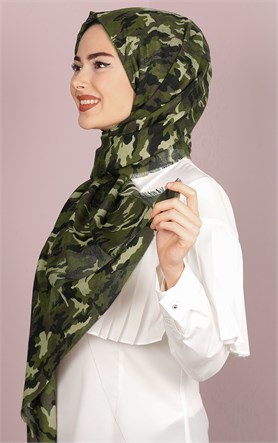 Akel Fileli Desenli Şal 180-1