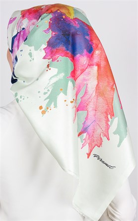 Piramit Tafta Dijital Eşarp 1921-15