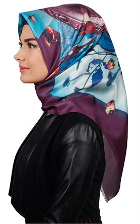 Tafta Dijital Eşarp 1323-6