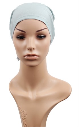 Penye Eşarp Bonesi 251-23 Açık Gri