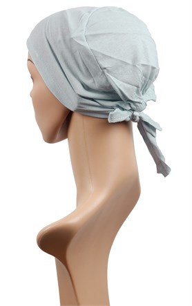 Penye Eşarp Bonesi 251-23 Açık Gri