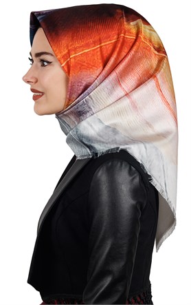 Tafta Dijital Eşarp 1334-3