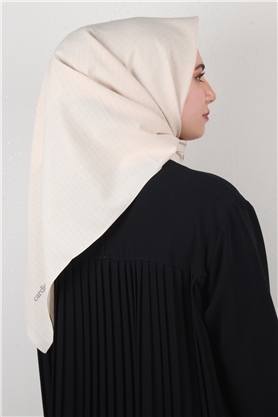 % 100 Coton Eşarp 8082-02 Çöl Beji 