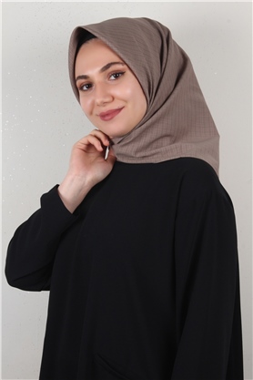 %100 Coton Eşarp 8082-07 Mocha