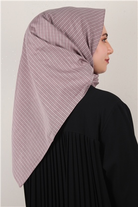 %100 Coton Eşarp 8082-12 Vişne Çürüğü