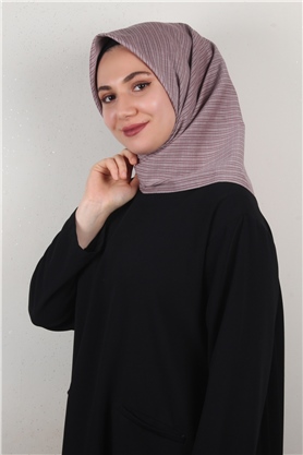 %100 Coton Eşarp 8082-12 Vişne Çürüğü