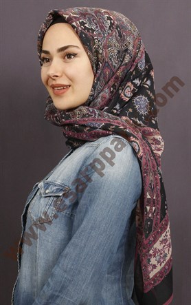 %100 Pamuk Şal Eşarp 1038-10