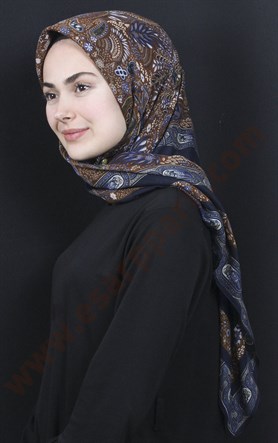 %100 Pamuk Şal Eşarp 1038-12