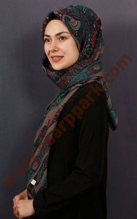 %100 Pamuk Şal Eşarp 1038-25