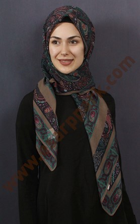 %100 Pamuk Şal Eşarp 1038-25