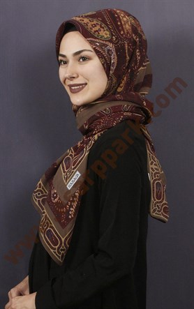 %100 Pamuk Şal Eşarp 1038-27