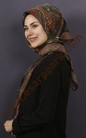 %100 Pamuk Şal Eşarp 1038-29