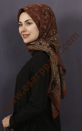 %100 Pamuk Şal Eşarp 1038-32