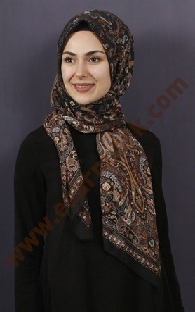 %100 Pamuk Şal Eşarp 1038-33