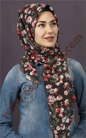 %100 Pamuk Şal Eşarp 1039-1