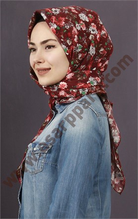 %100 Pamuk Şal Eşarp 1039-10