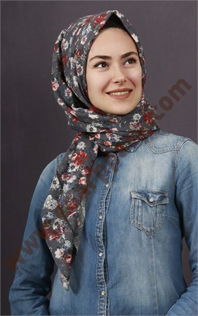 %100 Pamuk Şal Eşarp 1039-2