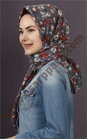 %100 Pamuk Şal Eşarp 1039-2